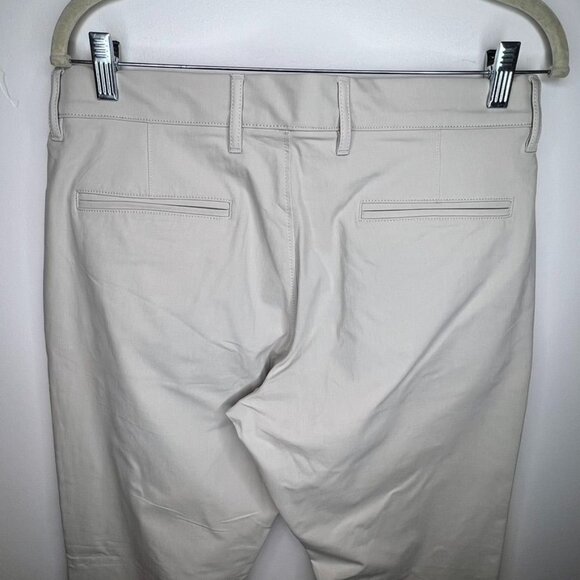 J.Crew Mens 770 Straight-Fit Tech Pant Size W31 L32 Cotton Blend Beige NWT - Picture 8 of 10